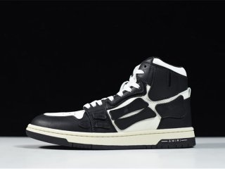 AMIRI Skel Top Hi Black White WFS002-004
