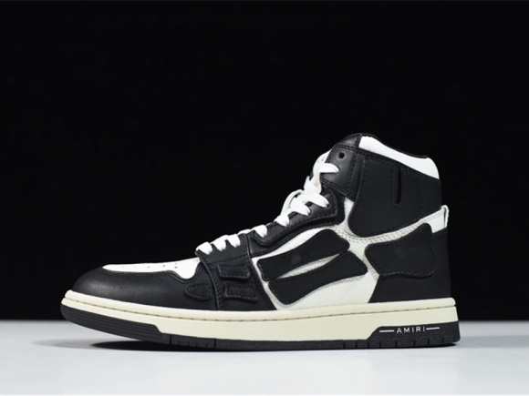 AMIRI Skel Top Hi Black White WFS002-004