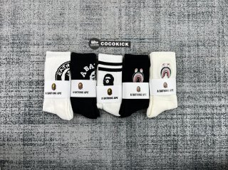 bape ape head shark head high socks GF05081