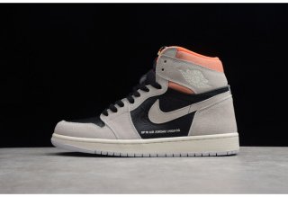 Air Jordan 1 Neutral Grey Hyper Crimson 555088-018