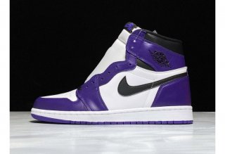Air Jordan 1 AJ1 Court Purple white 555088-500