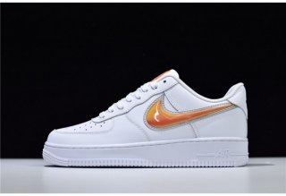Air Force 1 Low Oversized Swoosh White Orange Peel AO2441-102