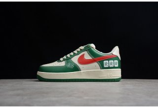 Nike Air Force 1 07 Low Sparrow White Green Solar Red CW2288-666