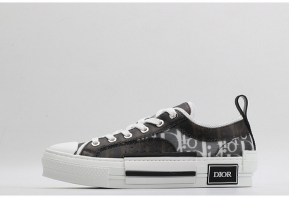 B23 OBLIQUE LOW black white SNEAKERS T00480H051
