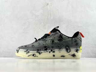 Nike Air Force 1 Low Experimental Halloween Glow In Dark DC8904-001
