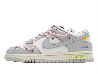 Nike Dunk Low Off-White Lot 24 DM1602-119 SAIL/NEUTRAL GREY-WASHED CORAL