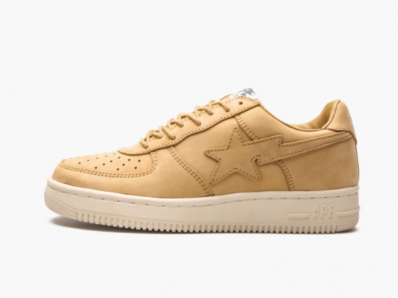 A BATHING APE® Mens BAPE STA YELLOW NUBUK