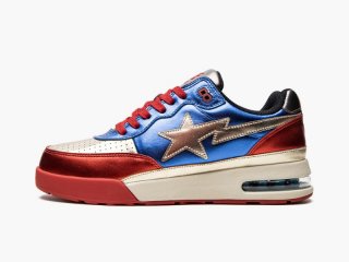 A BATHING APE® Womens ROAD STA L Navy
