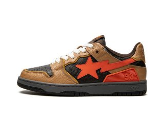 A BATHING APE® BAPE SK8 STA #8 M2 IT Orange/Brown/Black