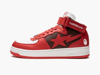A BATHING APE® Womens BAPE STA MI #2 L Red